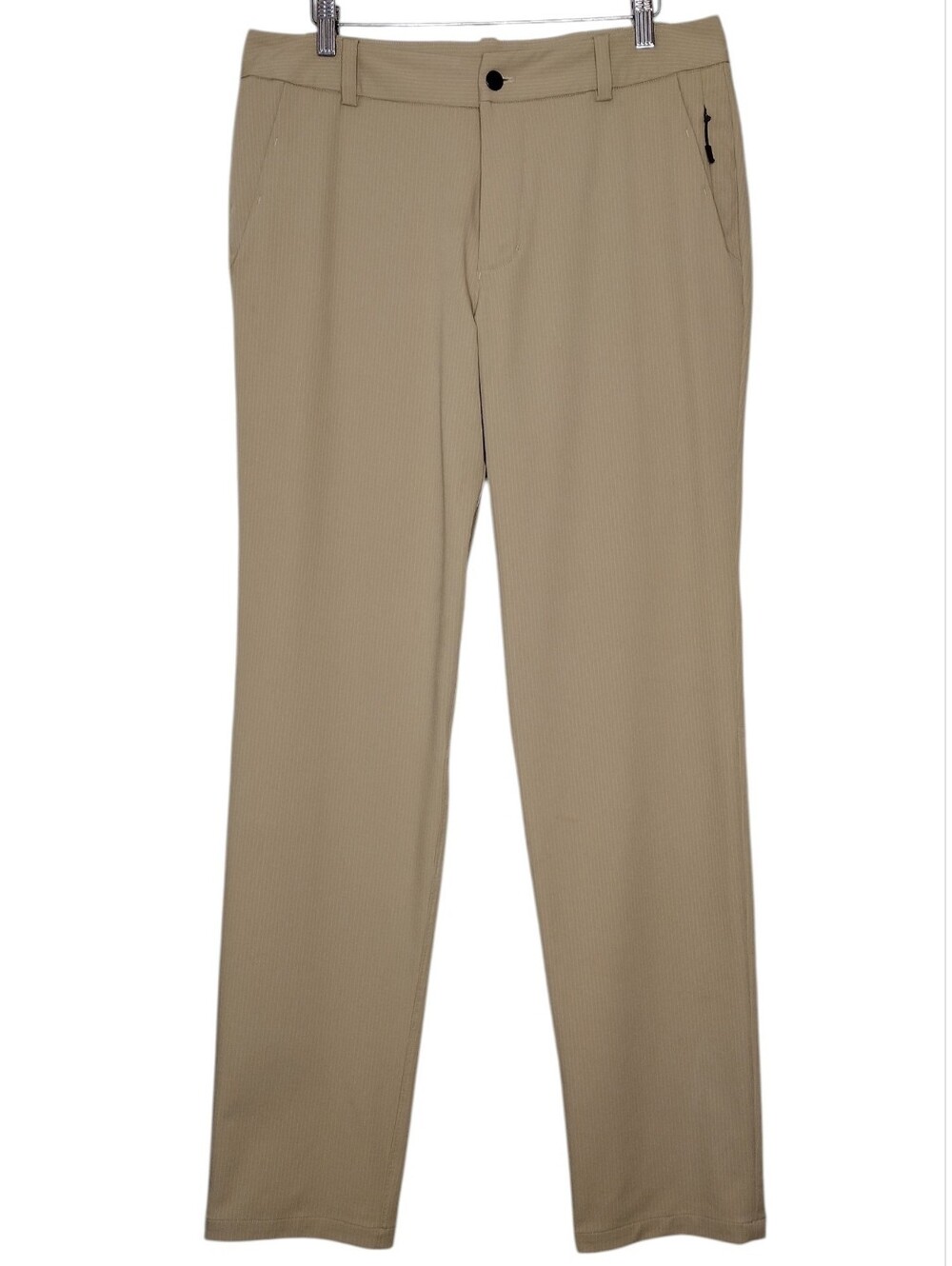 Lululemon Khaki/Tan Performance Slim Straight Leg Pants Sz 34